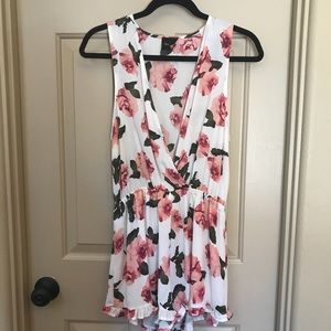 Audrey 3+1 Floral Romper